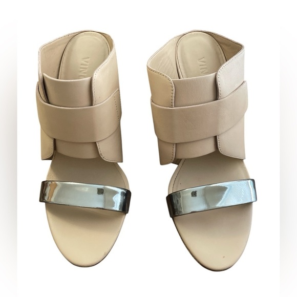Vince Karima Wedge Mule Slide Sandals - Picture 3 of 4